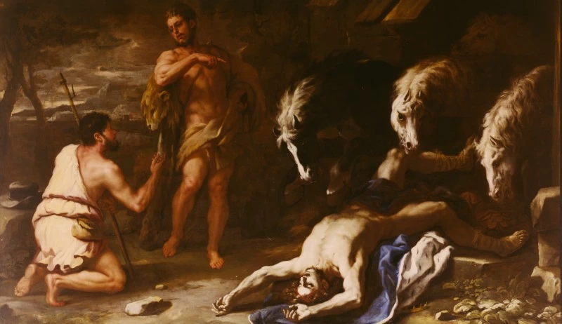 Ercole getta Diomede in pasto ai suoi cavalli - Fondazione Cariplo